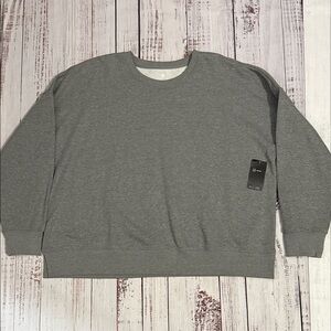 Ideology Gray Sweatshirt XXL NWT